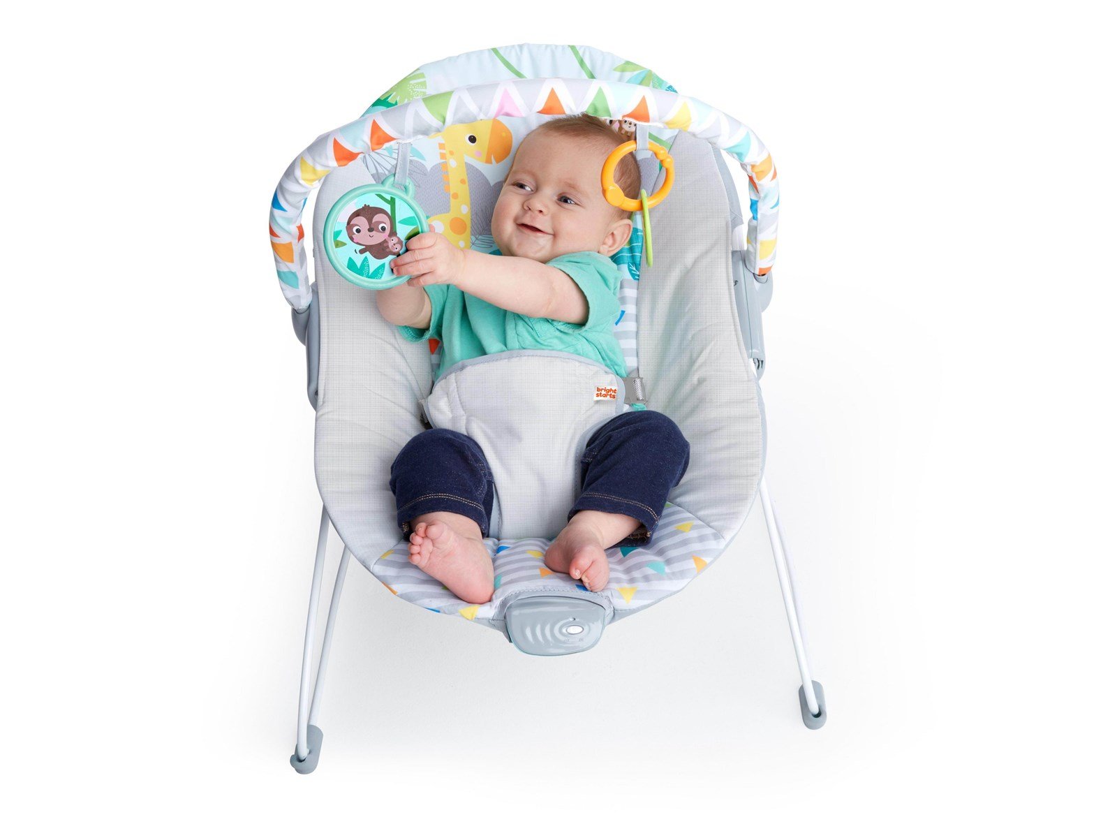Bright Starts Safari Fun™ - Vibrating Bouncer Bright Starts Safari Fun™ - Vibrating Bouncer